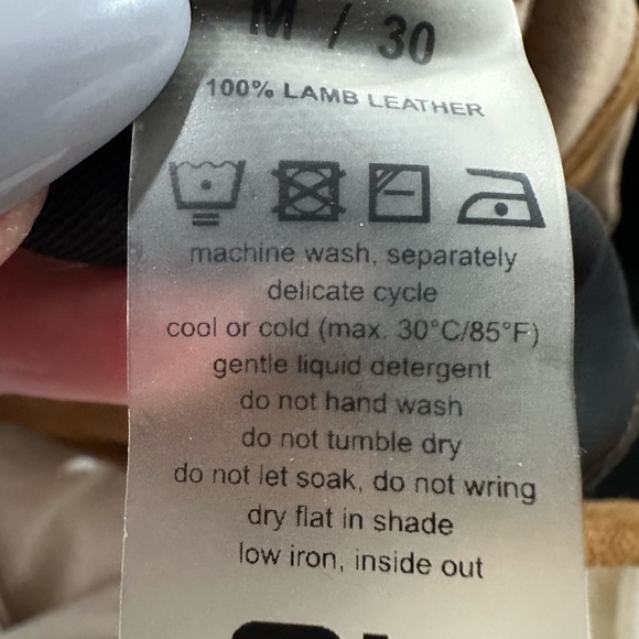 OFF TRACK leather suede leggings size M run small!!! - Picture 9 of 12